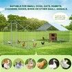 Chicken Coop Run Walk In Chook Cage House Pen Shelter Cat Dog Bird Enclosure Rabbit Hutch Extra Large 300x600x195cm