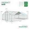 Chicken Coop Run Walk In Chook Cage House Pen Shelter Cat Dog Bird Enclosure Rabbit Hutch Extra Large 300x600x195cm