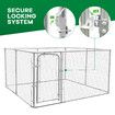 Dog Kennel Run Enclosure Rabbit Hutch Chicken Coop Pet Exercise Playpen Puppy Cage 230x230x122cm