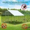 Chicken Coop Run Walk In Chook Cage House Pen Shelter Cat Dog Bird Enclosure Rabbit Hutch Extra Large 300x1000x195cm