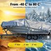 Tarpaulin Car Cover Camping Tent Shelter Heavy Duty Waterproof Canvas Poly Tarp for Boat Pool Ground Floor Roof RV 200gsm 3.05m X 6.10m