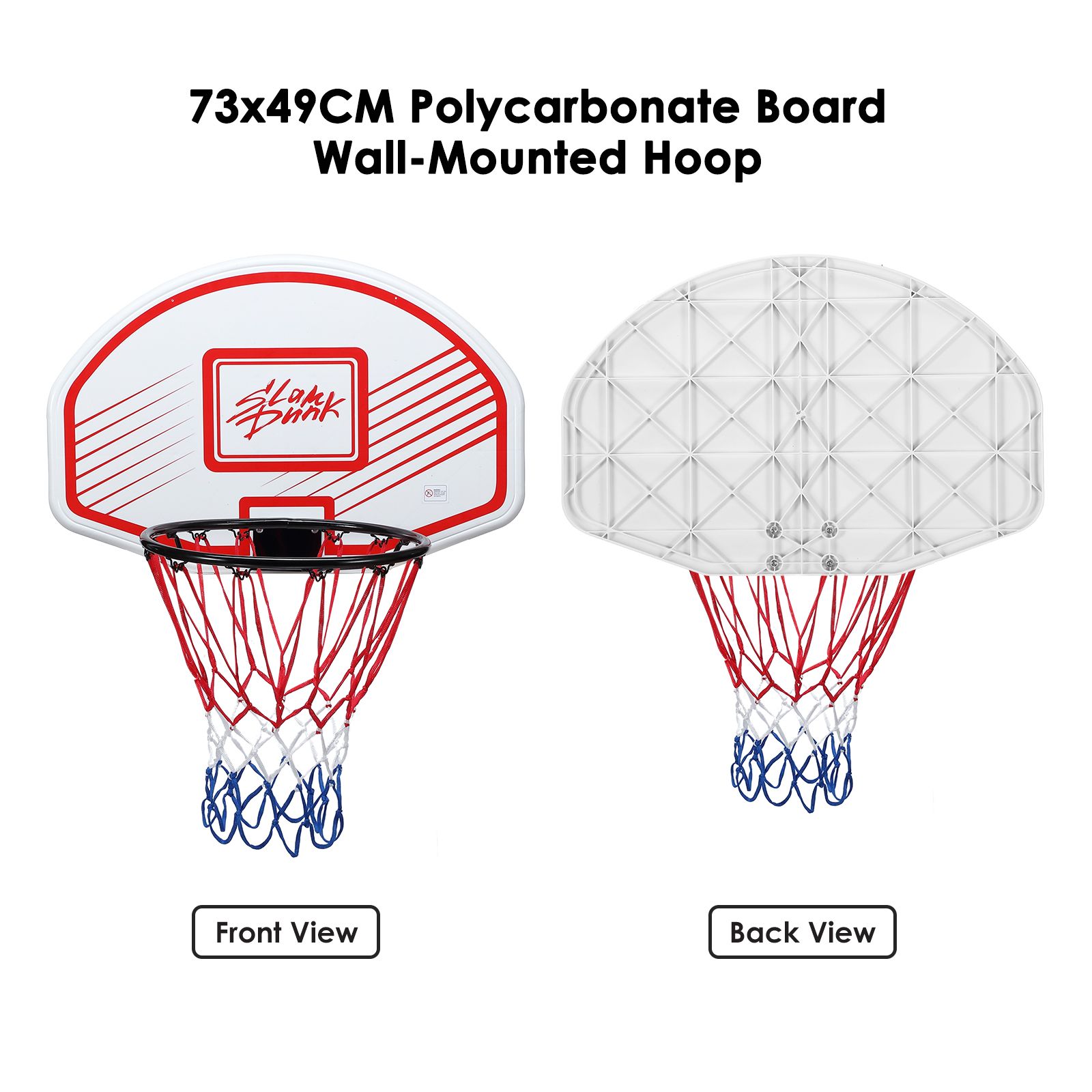 Mini Basketball Hoop Ring Indoor Portable Backboard Net Pump Door Wall