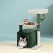 i.Pet Cat Tree 78cm Scratching Post Tower Scratcher Wood Condo House Bed Toys Green