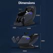 Full Body Massage Chair 3D Zero Gravity Deep Tissue Shiatsu Therapy Massager Electric for Back Neck Head Leg Shoulder Foot 