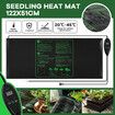 Seedling Heat Mat Plant Heated Germination Warming Pad Starter Grow with Digital Temperature Controller 160W 