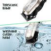 Dog Clipper Grooming Kit Pet Haircut Professional Cat Hair Trimmer Cutter Puppy Shaver Animal Cordless 2000mAh Li Ion Battery