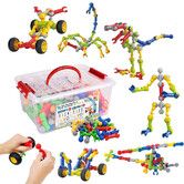 125 Pieces Educational Engineering Building Blocks for Kids, Best Gift for Boys and Girls, Creative Play and Fun Activities