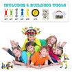 125 Pieces Educational Engineering Building Blocks for Kids, Best Gift for Boys and Girls, Creative Play and Fun Activities