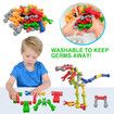 125 Pieces Educational Engineering Building Blocks for Kids, Best Gift for Boys and Girls, Creative Play and Fun Activities