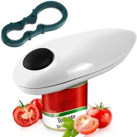 Electric Can Opener, One Press to Open Can Electric Pot Opener for Seniors, Chef and Daily Baking