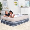 Bestway Air Mattress Queen Size Inflatable Blow Up Bed with AC Pump Tritech QuadComfort 203x152x51cm