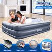 Bestway Air Mattress Queen Size Inflatable Blow Up Bed with AC Pump Tritech QuadComfort 203x152x51cm