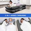 Bestway Air Mattress King Size Twin Beds 3 In 1 Inflatable Blow Up Bed With 188x198x25cm