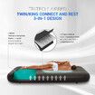 Bestway Air Mattress King Size Twin Beds 3 In 1 Inflatable Blow Up Bed With 188x198x25cm