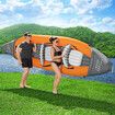 Bestway Kayak Inflatable Rapid 3 Person Canoe Sea Blow Up Fishing Boat Raft Touring Adventure 381cm