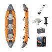 Bestway Kayak Inflatable Rapid 3 Person Canoe Sea Blow Up Fishing Boat Raft Touring Adventure 381cm