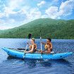 Bestway Kayak Inflatable Raft 2 Person Canoe Blow Up Boat Sea River Touring Fishing Adventure 331cm