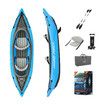 Bestway Kayak Inflatable Raft 2 Person Canoe Blow Up Boat Sea River Touring Fishing Adventure 331cm