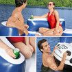 Bestway Floating Pool Giant Island Party Raft Swim Platform Inflatable Tube 4 Persons 239cm