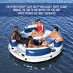 Bestway Floating Pool Giant Island Party Raft Swim Platform Inflatable Tube 4 Persons 239cm