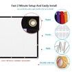 Simple Projection Screen For Home Movies - 150inches, 16:9 Scale, White