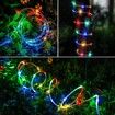 32M Solar Rope Light 300 Copper Fairy String Tube TREE TENT CAMP Party Garden Yard Home Wedding Christmas Halloween Holiday Decoration Lighting(Multi Color)