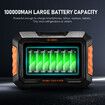 Power Station Solar Portable Generator Camping Wireless Rated 300W 370Wh PD60W LED Lithium Battery for Outdoor Travel Picnic Party