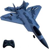 F-22 RC Plane Ready to Fly, 2.4GHz Remote Control Airplane, Easy to Fly RC Glider for Kids and Beginners