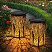 Solar Lantern Outdoor Lights for Decorative Atmosphere Hanging Garden Lantern (1 Pack)