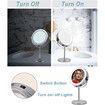 7 Inch Vanity Mirror with Lights, 10X Magnifying Mirror with Lights for Bathroom, Bedroom, Travel