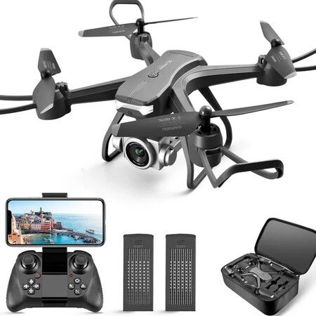 GPS Drone with 4K Camera for Adults, Brushless Motor and 5GHz RC FPV Quadcopter for Beginner Toys