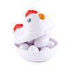 Chicken Toy Easter Egg Shape Sorter, Fine Motor Toys And Sensory Toys for Toddlers Kids Matching Color Sorting Eggs