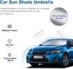 Car Windshield Sun Shade UV Rays and Heat Sun Visor Protector Foldable Reflector Windshields Umbrella (125x65cm)M