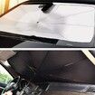 Car Windshield Sun Shade UV Rays and Heat Sun Visor Protector Foldable Reflector Windshields Umbrella (125x65cm)M