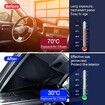 Car Windshield Sun Shade UV Rays and Heat Sun Visor Protector Foldable Reflector Windshields Umbrella (125x65cm)M