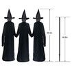 Halloween Witch Decoration,Voice Control Induction Luminous Visit Illuminator for Haunted House Party Halloween Garden Decoration Props