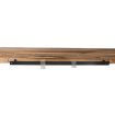 Levede 2 Pcs Floating Shelves Wall Mounted Storage Solid Wood Display Shelf