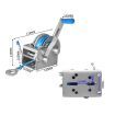 Manan Hand Winch 2000KG 3 Speed 4WD Car Boat Trailer Synthetic Rope 8Mx50MM