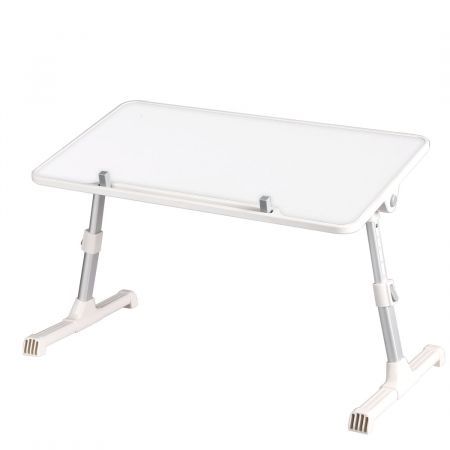 Levede Laptop Desk Computer Stand Table Foldable Tray Adjustable Bed Sofa White