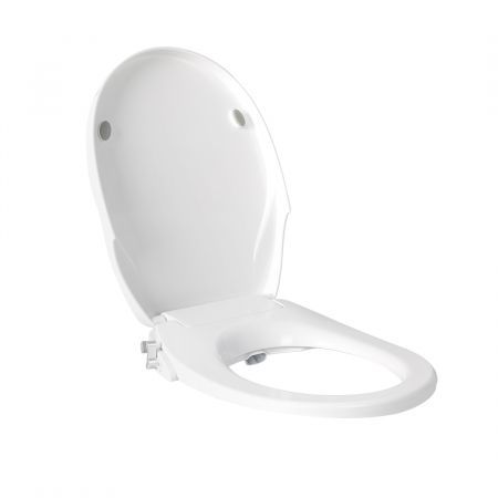 Non Electric Bidet Toilet Seat Dual Nozzles Cover Bathroom Spray Water Wash