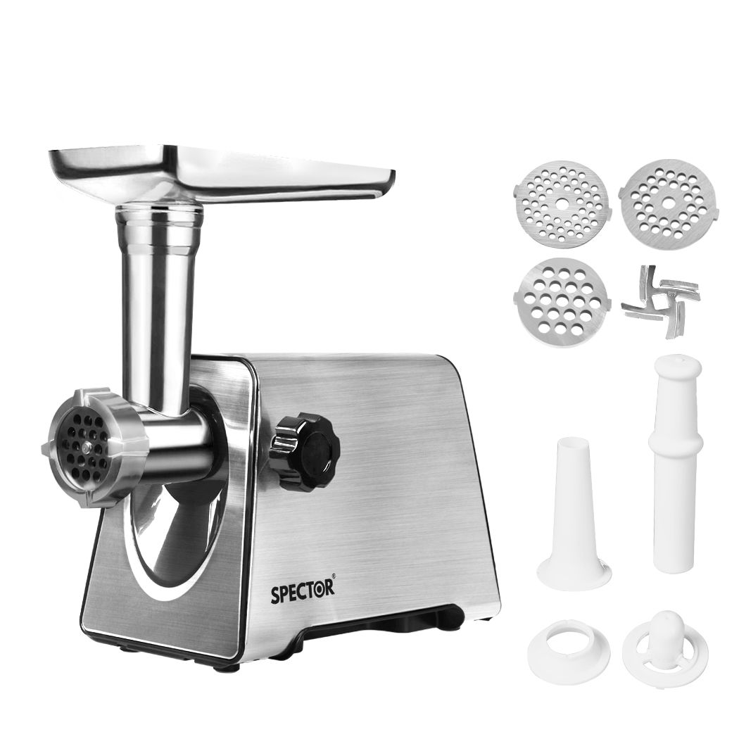 Spector 2500W Electric Meat Grinder Mincer Machine Sausage Filler Kibbe Maker