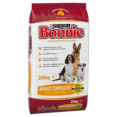 Bonnie Adult Complete Dog Dry Food All Breed Real Chicken 20kg