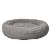 Calming Dog Bed Warm Soft Plush XL Grey X-Large