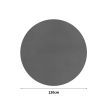 Marlow Chair Mat Round Hard Floor Protectors PVC Home Office Computer Mats Black