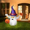 Emitto Halloween Inflatables LED Lights Blow Up Party Outdoor Yard Decorations