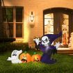 Emitto Halloween Inflatables LED Lights Blow Up Party Outdoor Yard Decorations