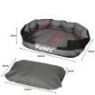 PaWz Waterproof Pet Dog Calming Bed Memory Foam Orthopaedic Removable Washable XL