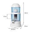 16L Benchtop 8 Stage Water Filter Purifier Carbon Stone Ceramic Dispenser