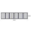 PaWz Wooden Pet Gate Dog Fence Safety Stair Barrier Security Door 6 Panels Grey