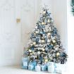 Santaco Christmas Tree 1.5M 5Ft Fairy Lights Snow Flocked Xmas Ornaments Decor